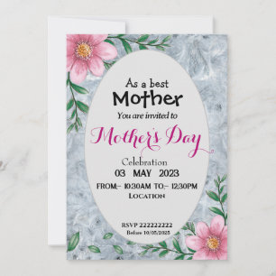 Mother's day celebration  invitation