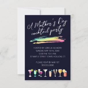 Mother's Day Cocktail Party Invitations