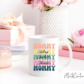 Mother's day coffee mug, personalized children's mug
