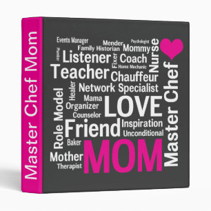 Mother's Day Cookbook for Master Chef Mom Binder