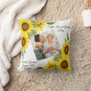 Mother's day cushion, Gift for Grandma Throw Pillow