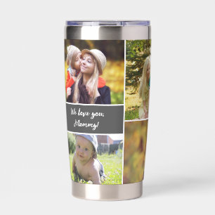 Mother's day Custom Photo Collage Personalized Insulated Tumbler