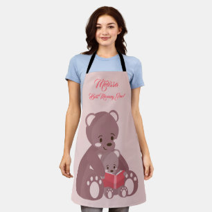 Mother's Day Cute Bears.  Apron