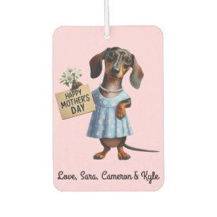 Mother's Day Dachshund Air Freshener