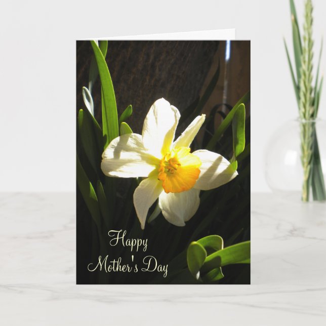 Mothers Day Daffodil Card (Front)
