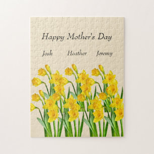 Mother's Day Daffodil Puzzle