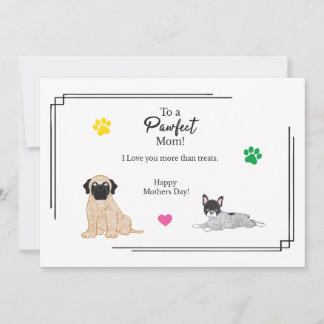Mother's Day Dogs Card