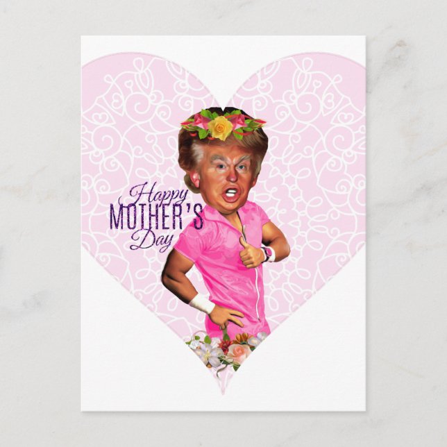 mothers day donald trump postcard (Front)