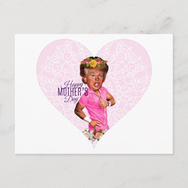 mothers day donald trump postcard (Front)