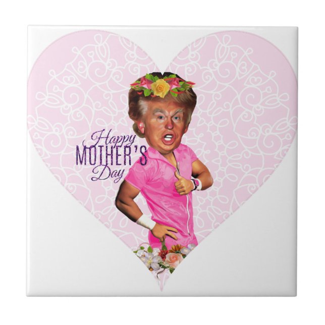 mothers day donald trump tile (Front)