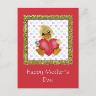 Mother's Day Ducks Postcard