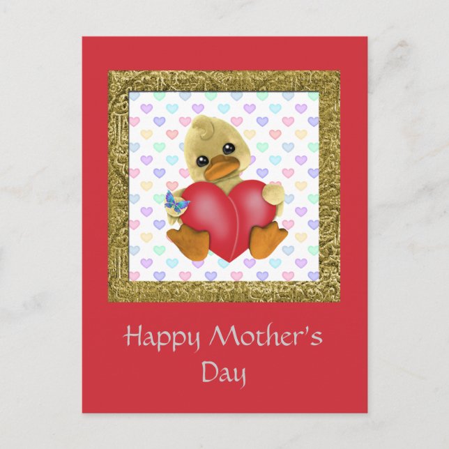 Mother's Day Ducks Postcard (Front)