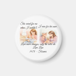 Mother's Day Elders Care  Throw Pillow Magnet