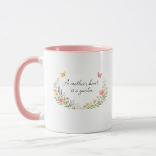 Mothers Day Elegant Flower Mug