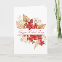 Mother's Day Floral Blank Inside