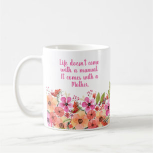 Mother's Day Floral Coffee Mug