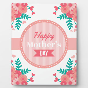 mothers day floral plaque