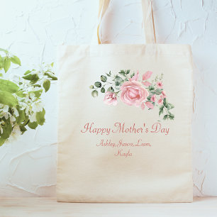 Mothers Day Floral Tote Bag