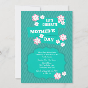 Mother's Day Flower Petals Invitation