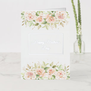 Mother's Day Folded Foil Greeting Card