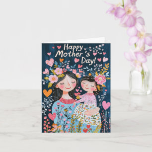 Mother's Day Folded Greeting Card