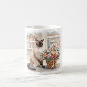 Mother's Day for Cat mom Siamese cat lovers Coffee Mug