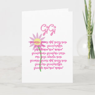 Mother's Day for GiGi Card