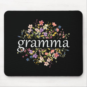 Mothers Day For Grandma Wildflower Floral Women#39 Mouse Pad