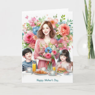 Mother's Day For Mom Holiday Greeting Card
