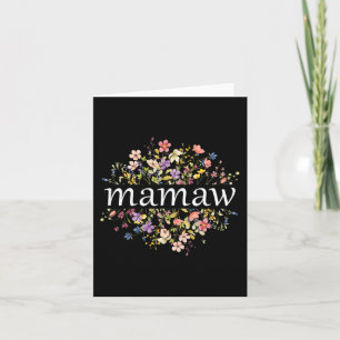 Mothers Day For Mom Wildflower Floral Women#39; #3 Card
