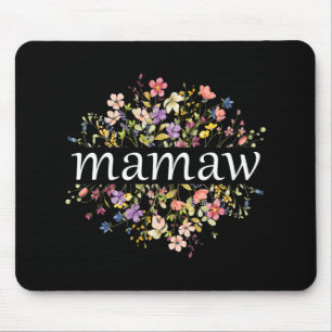 Mothers Day For Mom Wildflower Floral Women#39; #3 Mouse Pad