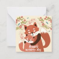 Mother's Day Foxes