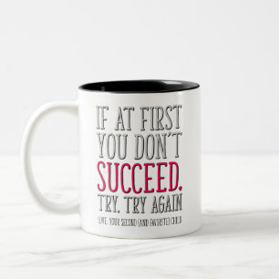 Mother's Day From 2nd Child, Second Born Funny Mom Two-Tone Coffee Mug