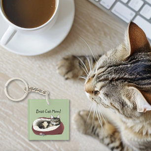 Mother's Day from Cat Keychain