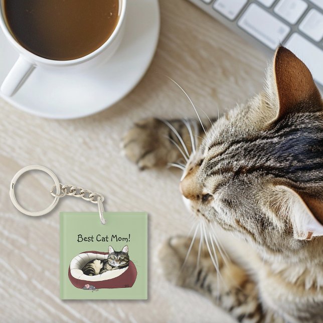 Mother's Day from Cat Keychain (Creator Uploaded)
