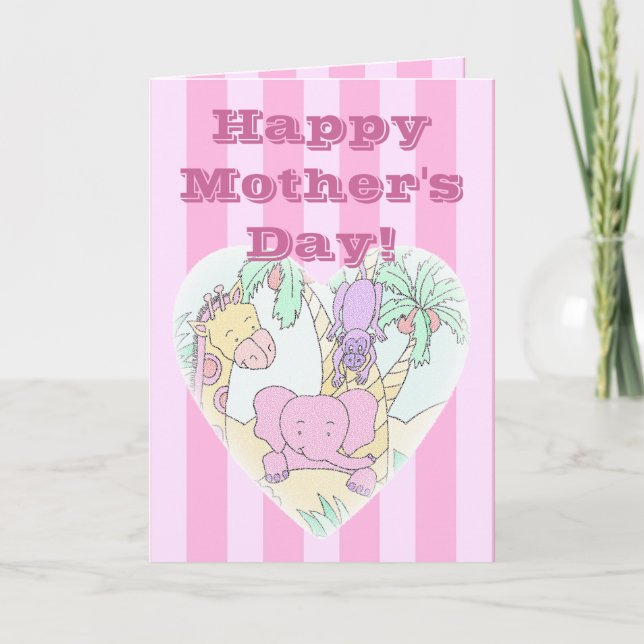 Mother's Day - From Your Baby Girl Card (Front)