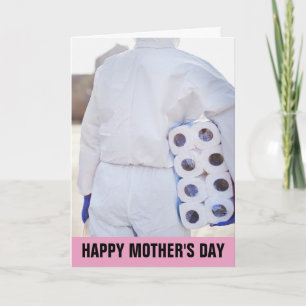 MOTHER'S DAY FUNNY PANDEMIC HAZMAT SUIT CARDS