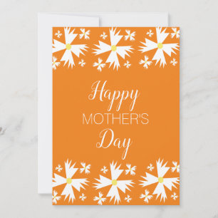 Mother's Day Geometrical Daisy Holiday Card