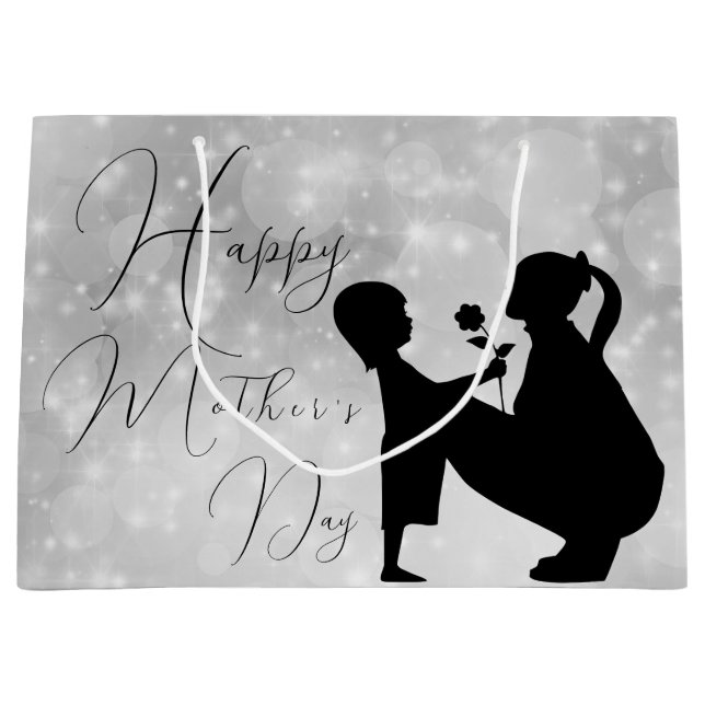 Mother's day Gift Bag - Small, Glossy (Front)