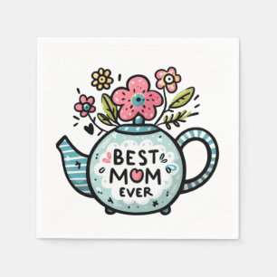 Mother's Day Gift   Best Mom Ever Napkin