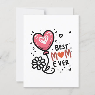 Mother's Day Gift | Best Mom Ever Postcard