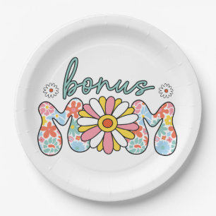 Mother's Day Gift Bonus Mom Paper Plate