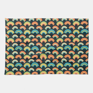 Mother's Day Gift   Colourful Rainbow Kitchen Towel