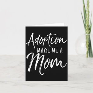 Mother's Day Gift For Adoptive Moms Adoption Made Card