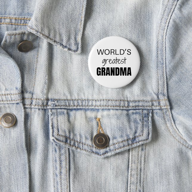 Mother's Day Gift For Grandma Round Button (In Situ)