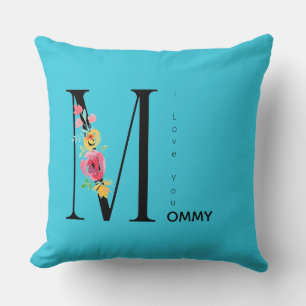 Mothers Day,Gift for mom, I love You Mommy Throw Pillow