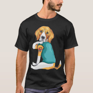 Mother's Day gift funny dog Mom Beagle i love mom T-Shirt