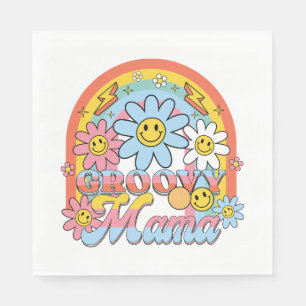 Mother's Day Gift   Groovy Mama Napkin