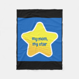 Mother's Day Gift I My Mom  Fleece Blanket