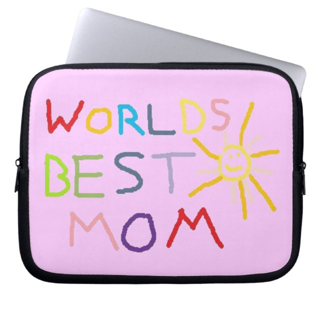 MOTHER'S DAY GIFT - LAPTOP SLEEVES - WORLD'S BEST (Front)